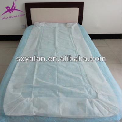 China Disposable hotel disposable sheets, non-woven sheets/bed linen available for sale