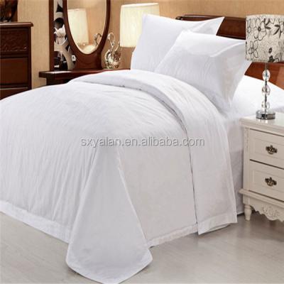 China 100%cotton luxury hotel cotton duvet cover/hotel comforter/white dobby duvet cover for sale