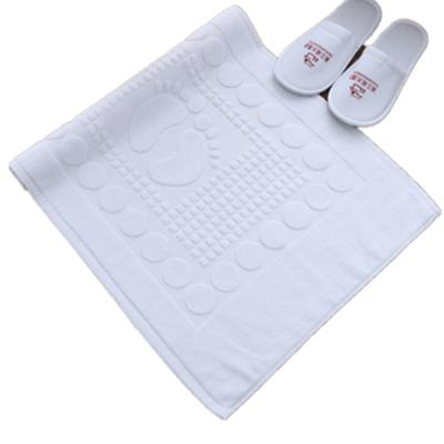 China Disposable Sensitive Hot Selling Yalan Cotton Jacquard Custom Size 100% Anti Slip Bath Mat for sale