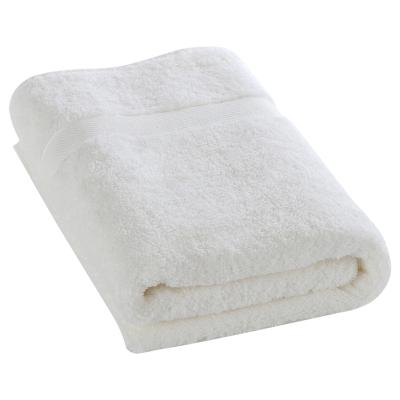 China Comfortable 100% Cotton Towel, 16s Hotel Towel Set, White Color Hotel Bath Five Star Hotel Towel for sale