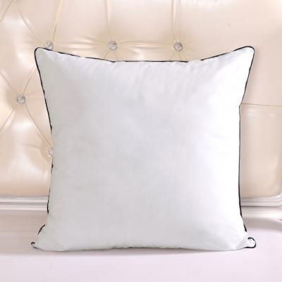 China Anti-Apnea 50% White Goose Down Pillow Insert For 5 Star Hotel / Soft 233T Goose Down Proof Down Pillow Inner for sale