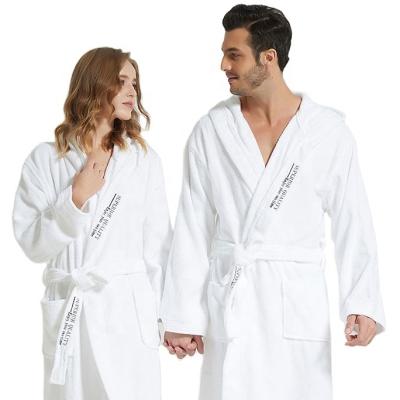 China Factory direct sale hotel 100% cotton towel super soft warm QUICK DRY heavy duty unisex bathrobe for sale