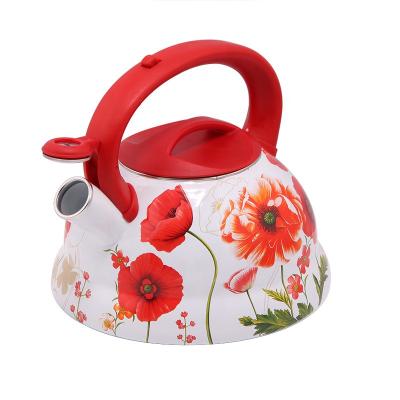 China Sustainable Good Design 3L Hot Sale Enamel Kettle for sale