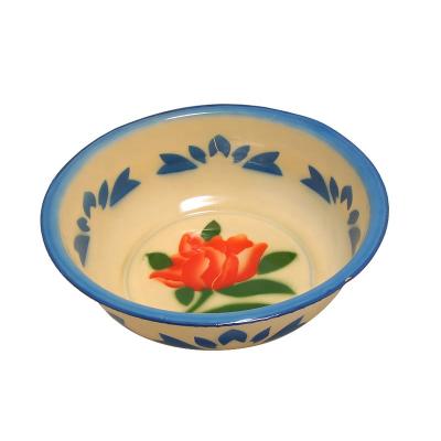 China Stocked Fashion Style Cookware China Korean Manufacturer Enamel Basin for sale