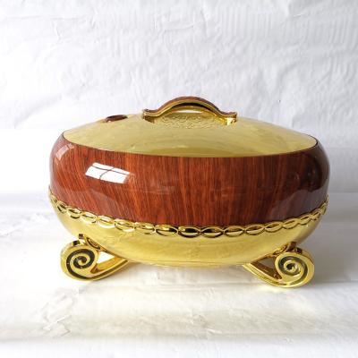 China Gold Food Warmer Usb Small Pot Sustainable Hot Pot Server Insulated Food Warmer for sale