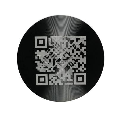 China China best price qr code dog tag aluminum metal nameplate CD stripes for sale