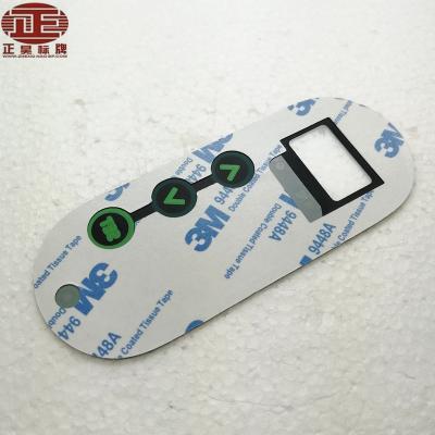 China Strong Waterproof Back Glue Panel Button Label Printing Keypad Stickers Adhesive Labels for sale