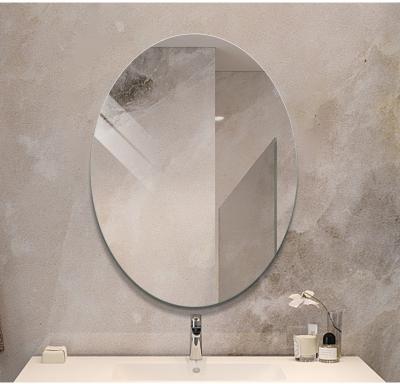 China JS2022-012 Best Price Contemporary Scallop Beveled Fancy Silver Mirror For Bathroom for sale