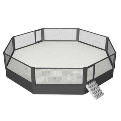 China 30-50cm/60-100cm Stage Competition Standard High Octagon Muttahida Majlis-e-Amal Cage Hexagon Muttahida Majlis-e-Amal Cage 6mX6m for sale