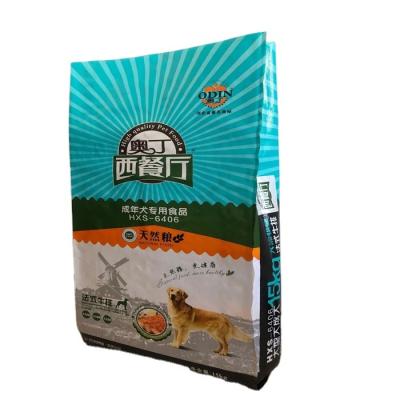 China Moisture Proof 50kg Feed Packing Poultry Bags Plastic PP Woven Coated Feed Bag for sale