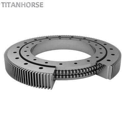 China Four Point Contact Price Best Swivel Ring Bearing Vehicle Roof Turret Slew Bearing for sale