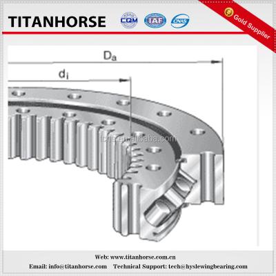 China Four Point Touch Rotary Table Slewing Ring Bearing for sale