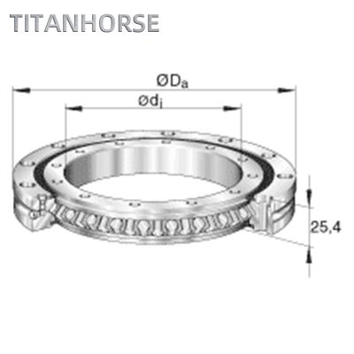 China CROSS ROLLER factory direct sale single row crossed roller slewing bearings without gear teeth for sale