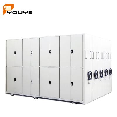 China Adjustable Manual High Density Mobile Rack Storage Cabinet Mobile Archive Shelving (Other) for sale