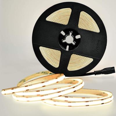 China Warehouse COB Led Tape Light Led Strip Light COB 5 M Roll 12V 16W for sale