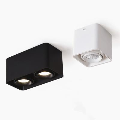 China Modern Aluminum LED Down Light 7W 10W 12W 15W 18W Square Wall LED Down Light High Quality Low Price Energy Saving Desktop Light for sale