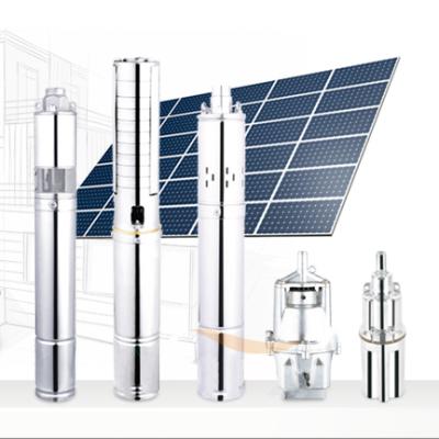 China Fast Delivery Good Quality High Efficiency DC Solar Water Pump Submersible Irrigation Farm Farm Irrigation Good Deep For Agriculture Farm Irrigation for sale