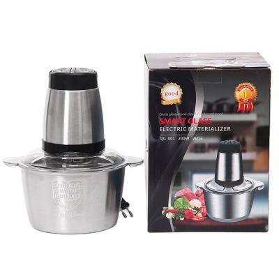 China Household Popular Electric Meat Grinder For Homemade Food Mini Cleaver 2l 3l 6l Capacity Stainless Steel Meat Grinder Homemade Parts 300w Saw for sale