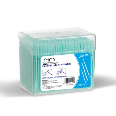 China Disposable Sterile Dental Interdental Brush Low Price Plastic Floss Toothpicks Wholesale Manufacturer for sale