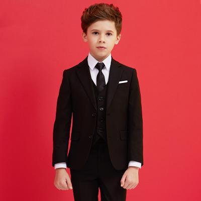 China Anti Shrink Boy Suits For Wedding In The Running Jacket Vest Breeches 3 Pieces Print Cheap Mens Suits for sale