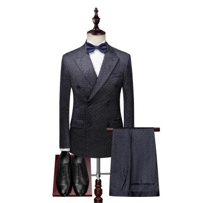 China Anti Shrink Printed Ready To Ship 3 Piece High Quality Color Mens Suits for sale