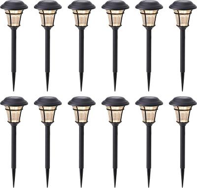 China Residential LED 12 Pack Outdoor Solar Pathway Light Pathway Lamp for sale