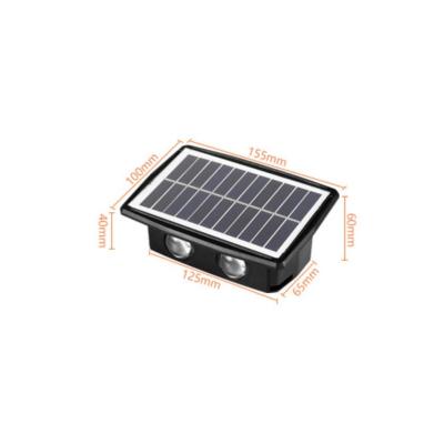 China Residential Presssolar Solar Collector Wall Light Outdoor Waterproof Wall Mounted Light for sale