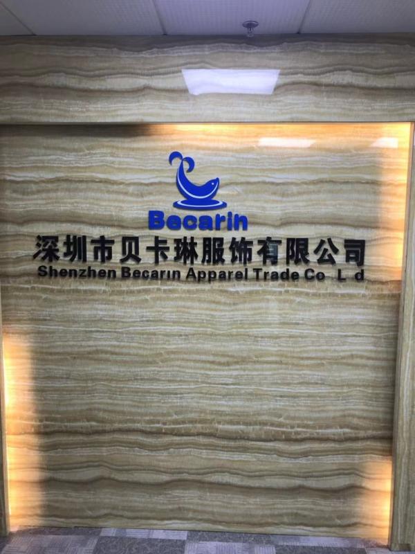 Verified China supplier - Shenzhen Becarin Apparel Co., Ltd.