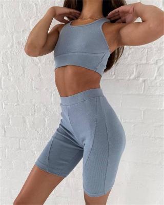 China 2022 Women Anti-UV Yoga Wear Set Women Fitness Playsuit Recycled Yoga Jumpsuit Sport Wear for sale