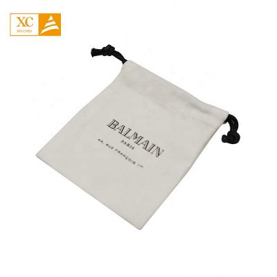 China Eco-friendly Fashionable Gold Canvas Bag Jewelry Packaging Bag Jewelry Supplier China Supplier Custom Logo for sale