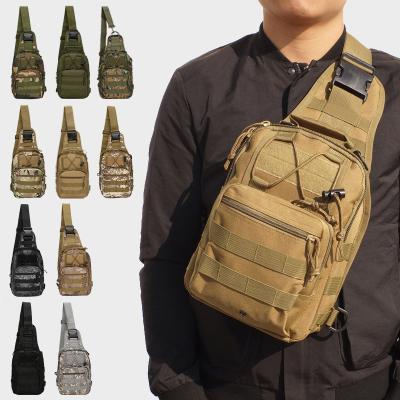 China New Design 6L Outdoor Nylon Underarm Smell Proof Anti-theft Nylon Shoulder Messenger Tactical Bag Men Climbing Bag for sale