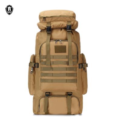 China Roewe 80L Sports Anti-theft Backpack Waterproof Large Multifunctional Premium Military Waterproof Hiking Backpack for sale