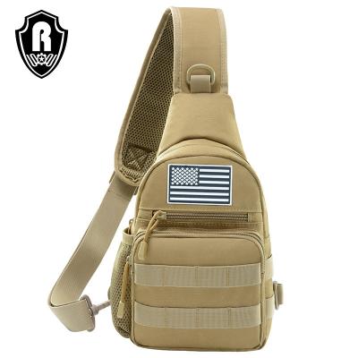 China Outdoor Anti-theft Tactical Chest Pack Bag With Water Resistant Molle Webbing And Messenger Crossbody Bags Men for sale