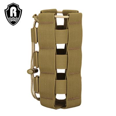 China Outdoor Activity High Quality Nylon Military Adjustable Travel Hiking Tactical Kettle Bag Molle Water Bottle Holster Bag for sale