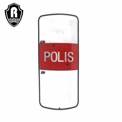 China Portable & nice view & High Quality Custom Multiple Sizes Malaysia PC Transparent Police Anti Riot Shield With Rubber Bending for sale