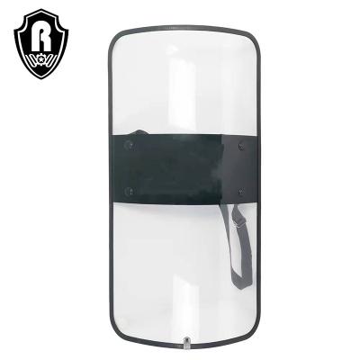 China Portable & nice view & Roewe 900*500*3.5mm PC Anti Riot Police Shield Violence Proof High Quality Transparent Tactical Rescue Anti Riot Protective Shield for sale