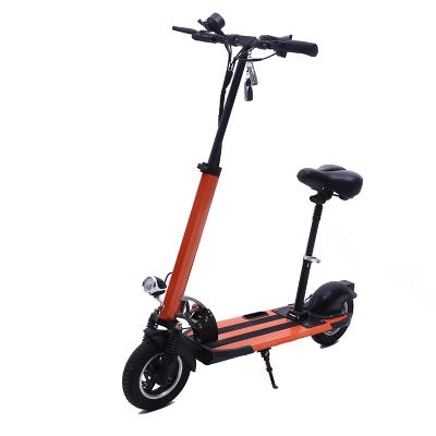 China Super Range 80KM Aluminum Alloy 10 Inch Long Electric Scooter With Front And Rear Suspension 36V 21Ah for sale