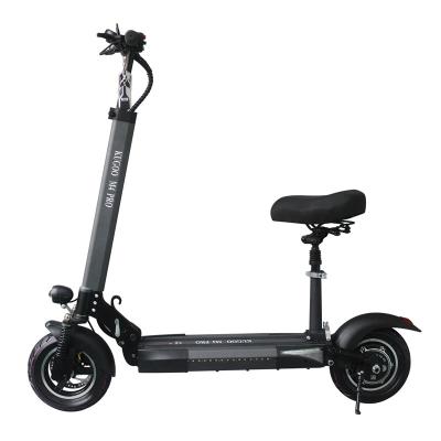 China Long Range Unisex Electric Scooter 20A 800W 48V 45Km/H 70KM Battery 10 Inch Tire Two Wheel Folding Electric Scooters For Adults for sale