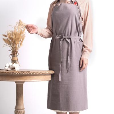 China Cotton Kitchen BBQ Cleaning Aprons Cleaning Waterpoof Apron For Home Use for sale