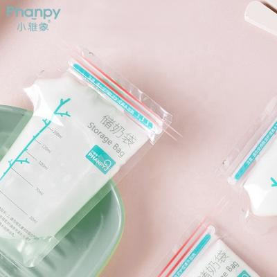 China 100% eco-friendly Phanpy factories directly supply leak-proof baby breast milk storage bag wholesale for sale