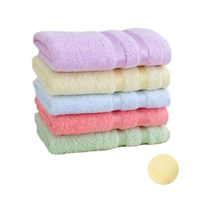 China Low MOQ Absorbent Toalla Bath Towel Set Bamboo Fiber Bath Towel Wholesale for sale