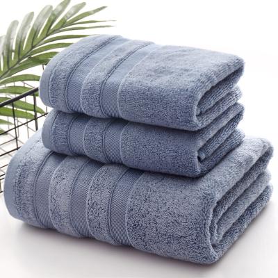 China RTS Compressed High Quality Bamboo Bath Towel Sets Luxury Hotel Bathroom Towel Sets for sale