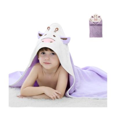 China wholesale soft towel animal baby bath towel cartoon bebe hooded towel for sale