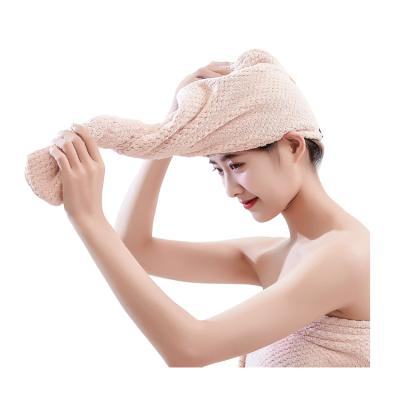 China Wholesale Cheap RTS Price Hair Drying Towel QUICK DRY Microfiber Hair Towel for sale