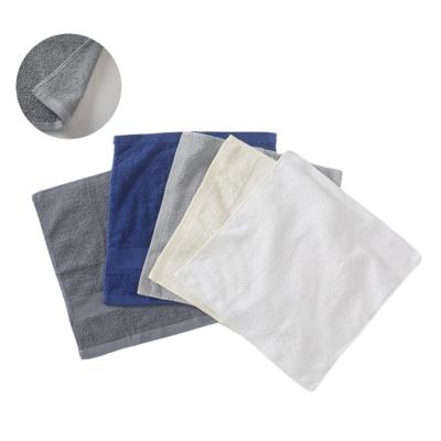 China Light Gray Soft Solid Cotton Bath Towels 100% Luxury Face Towel Home for sale