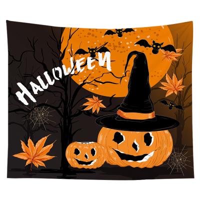 China Fashion Custom Party Novelty Office Logo Hangings Decorative Halloween Tapestry for sale