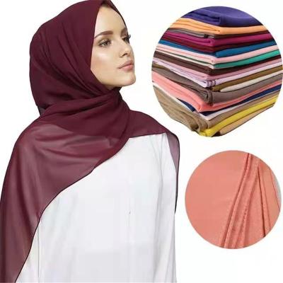 China European American scarf for women supplier Palestine scarf for women custom hijab hair chiffon hijab for sale