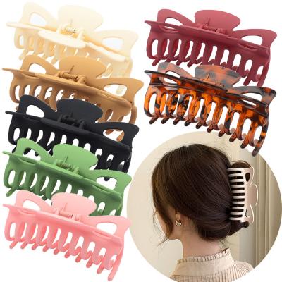 China Hot Sale 12cm Women Hair Decoration Butterfly Hair Claw Large For Thick Hair for sale