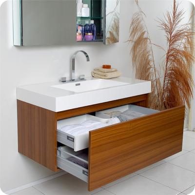 China Modern Style Storage Bathroom Vanity Cabinets for sale