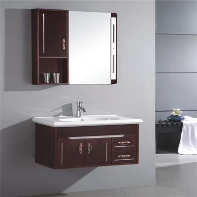 China PVC modern luxury bathroom cabinets for sale